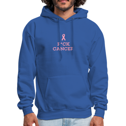 F*CK CANCER Men's Hoodie - royal blue