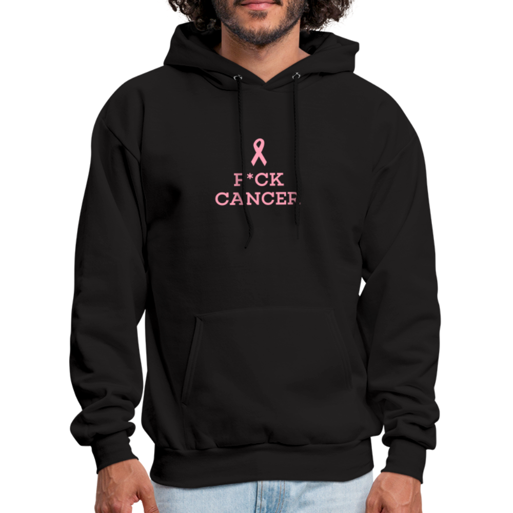 F*CK CANCER Men's Hoodie - black