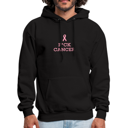 F*CK CANCER Men's Hoodie - black