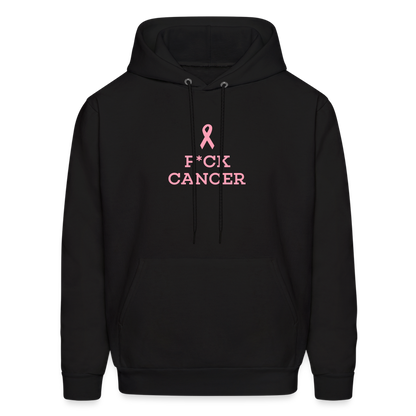 F*CK CANCER Men's Hoodie - black