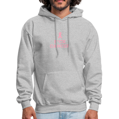 F*CK CANCER Men's Hoodie - heather gray