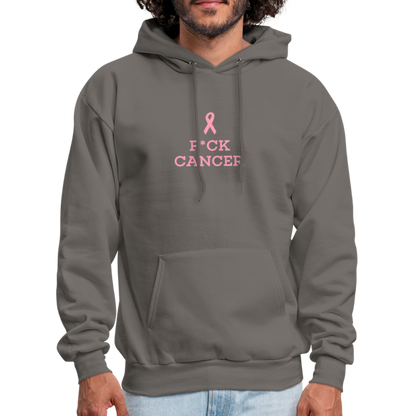 F*CK CANCER Men's Hoodie - asphalt gray