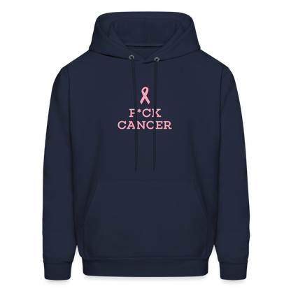 F*CK CANCER Men's Hoodie - navy