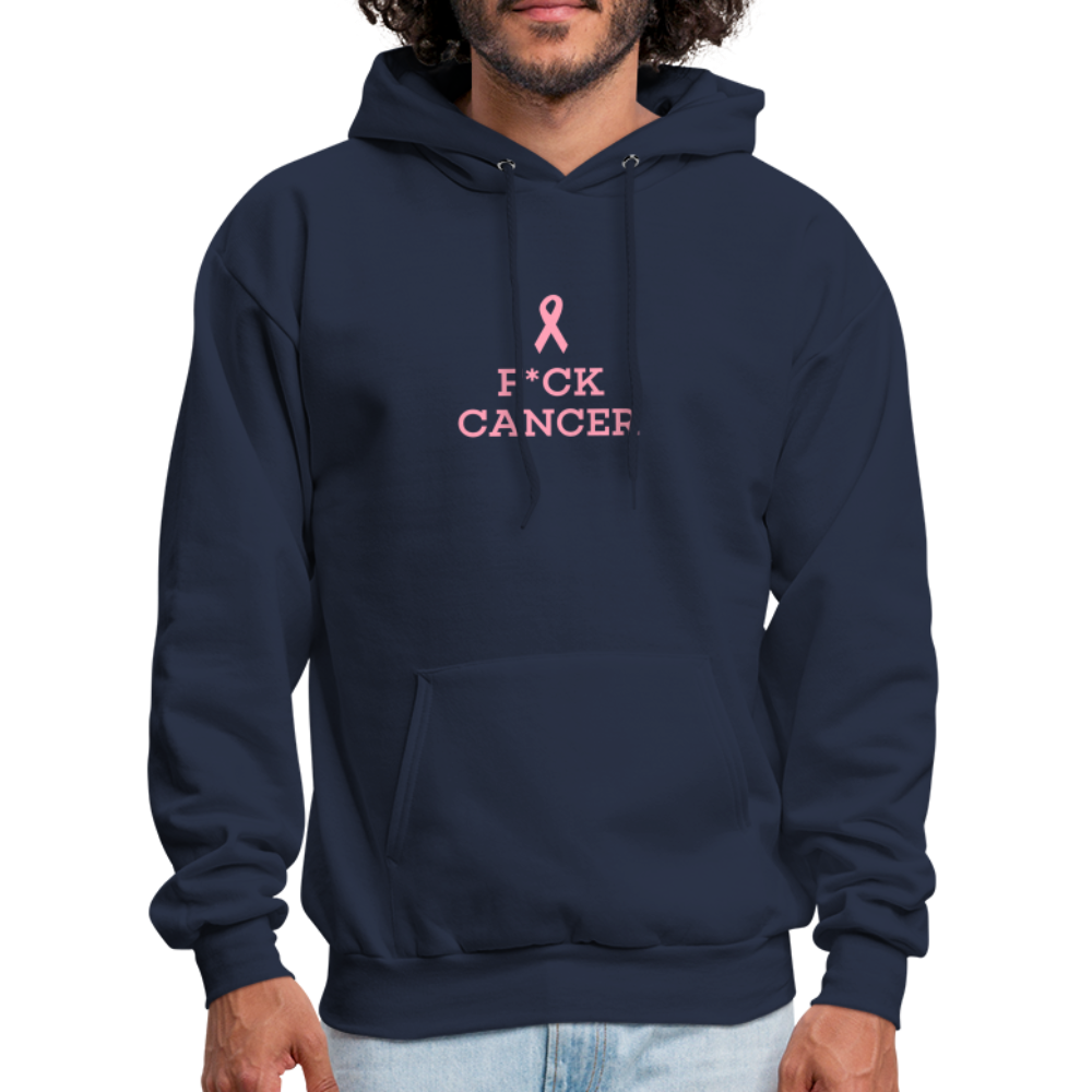 F*CK CANCER Men's Hoodie - navy