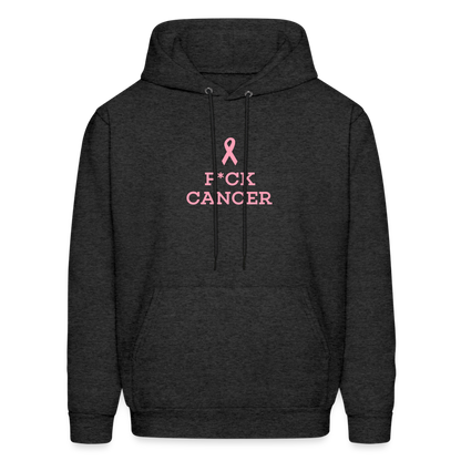 F*CK CANCER Men's Hoodie - charcoal grey