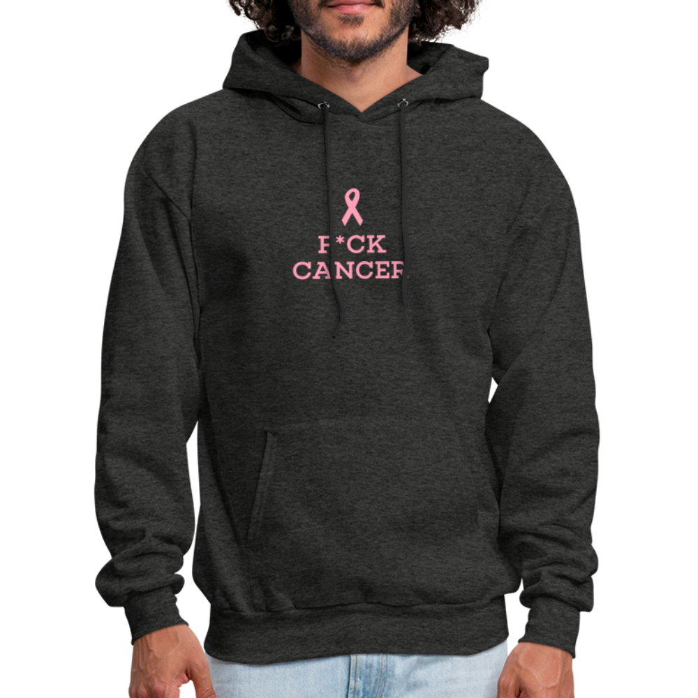 F*CK CANCER Men's Hoodie - charcoal grey