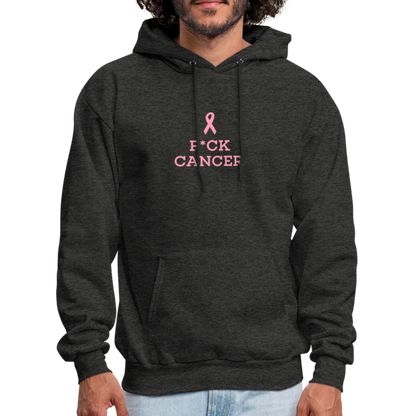 F*CK CANCER Men's Hoodie - charcoal grey