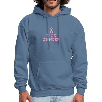 F*CK CANCER Men's Hoodie - denim blue