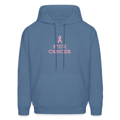 F*CK CANCER Men's Hoodie - denim blue