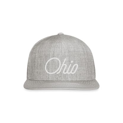 Ohio Snapback Baseball Cap - heather gray