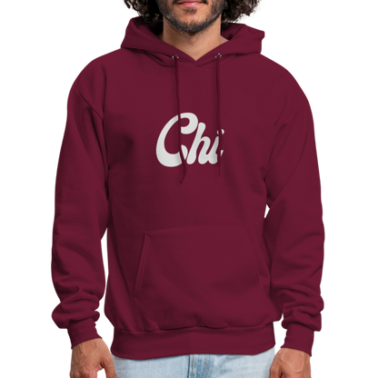 Chi Men's Hoodie - burgundy