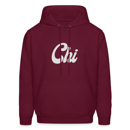Chi Men's Hoodie - burgundy