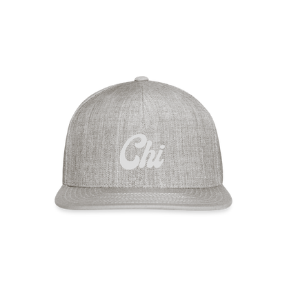Chi Snapback Baseball Cap - heather gray