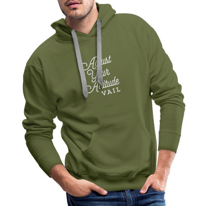 Adjust Your Altitude Men’s Premium Hoodie - olive green