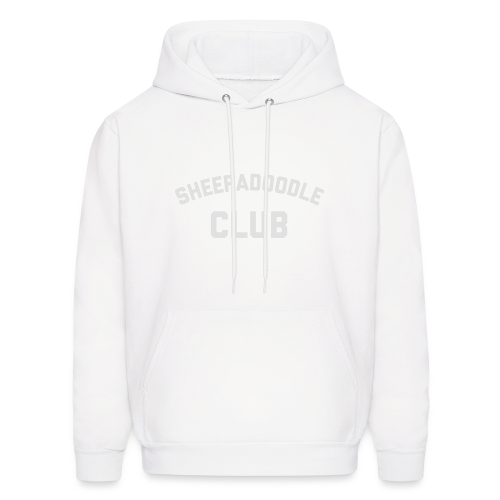 Sheepadoodle Club Men's Hoodie - white