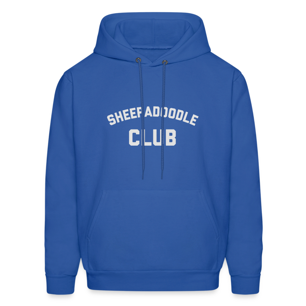 Sheepadoodle Club Men's Hoodie - royal blue
