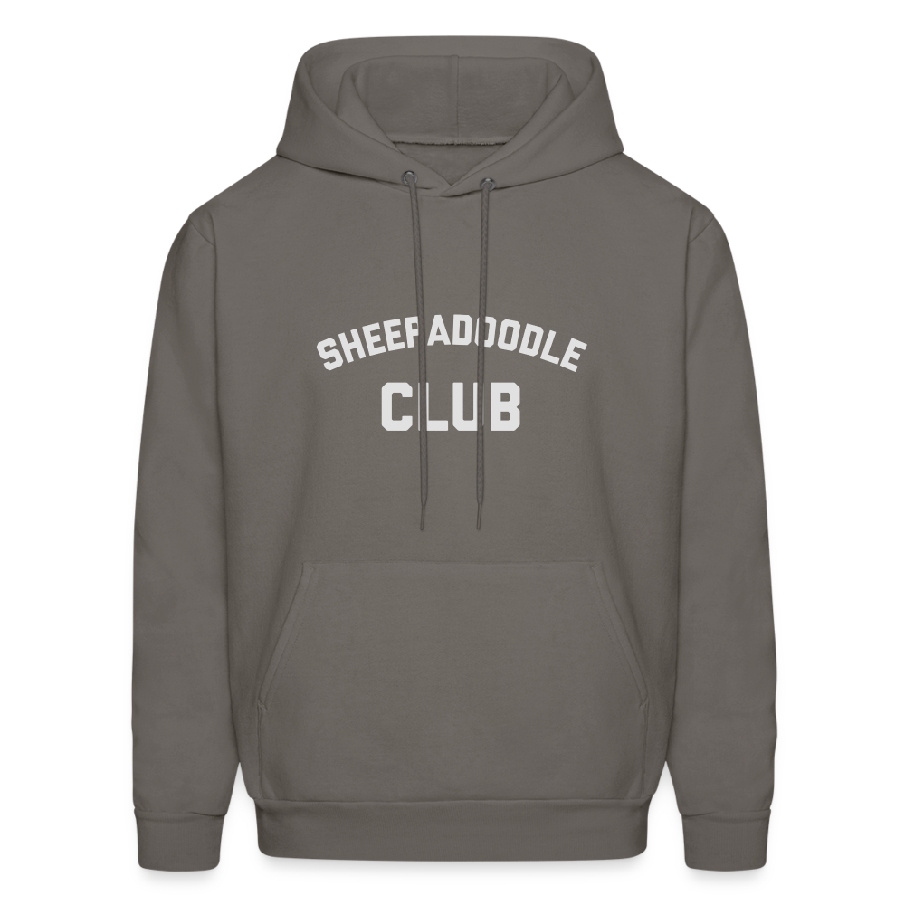 Sheepadoodle Club Men's Hoodie - asphalt gray