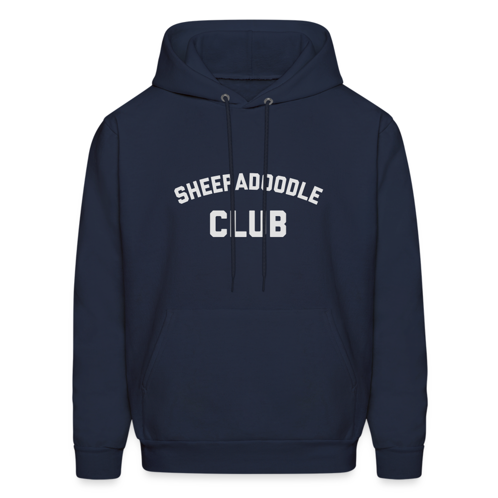 Sheepadoodle Club Men's Hoodie - navy