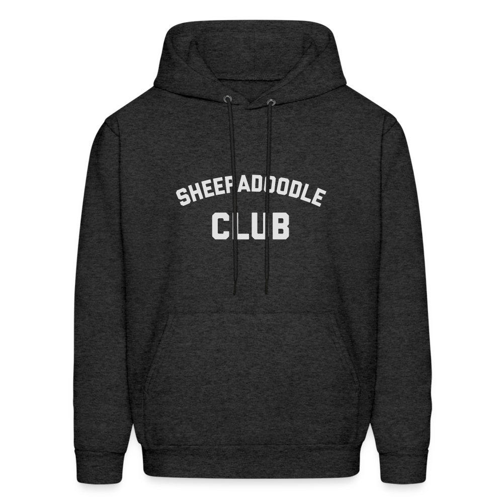 Sheepadoodle Club Men's Hoodie - charcoal grey