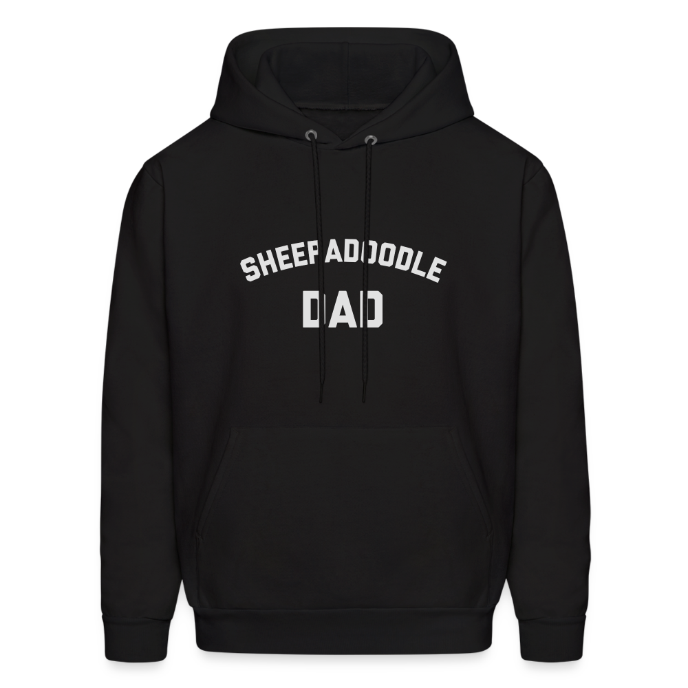 Sheepadoodle Dad Men's Hoodie - black