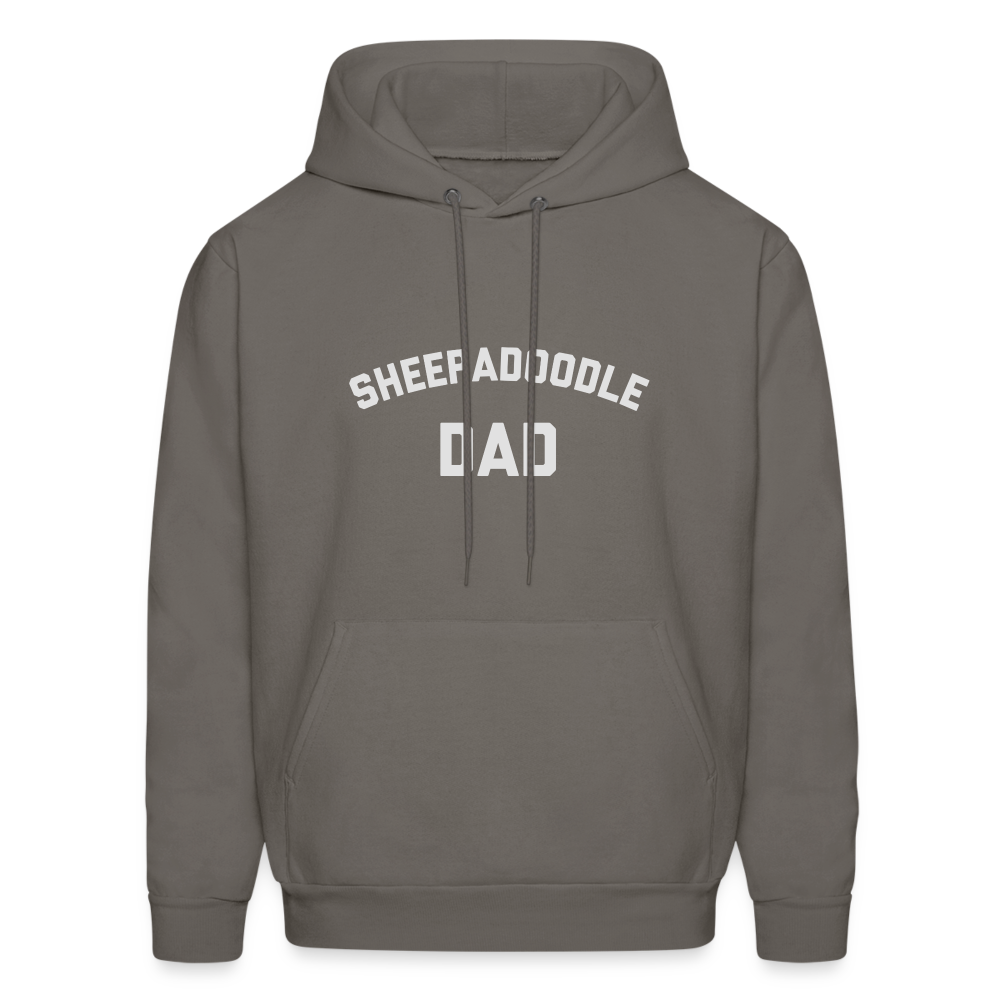 Sheepadoodle Dad Men's Hoodie - asphalt gray
