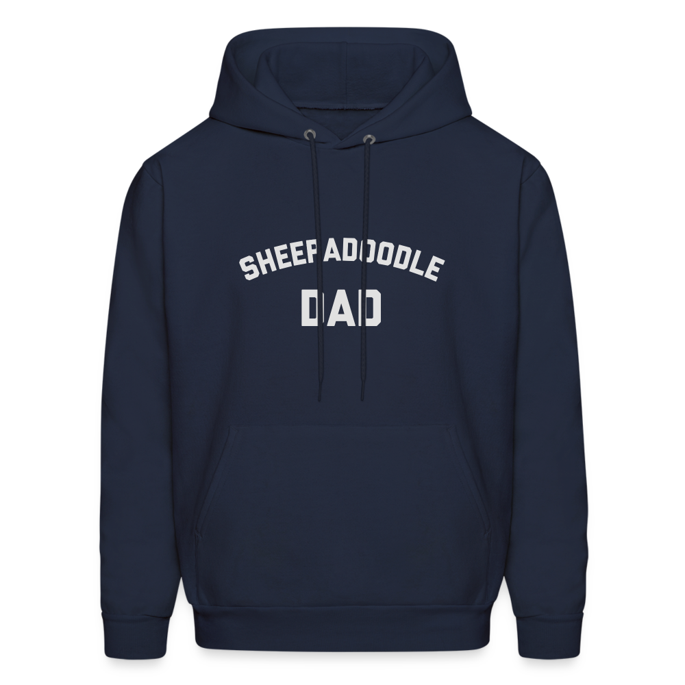 Sheepadoodle Dad Men's Hoodie - navy