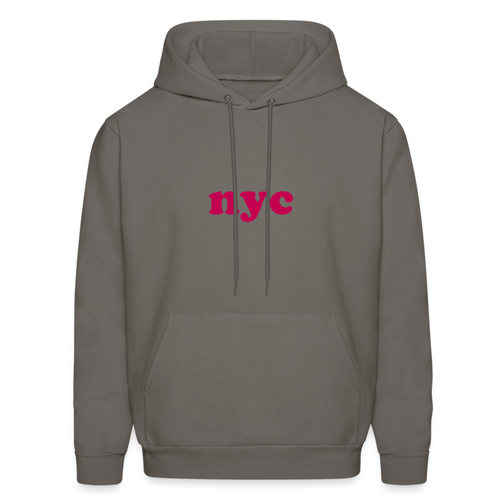 NYC Men's Hoodie - asphalt gray