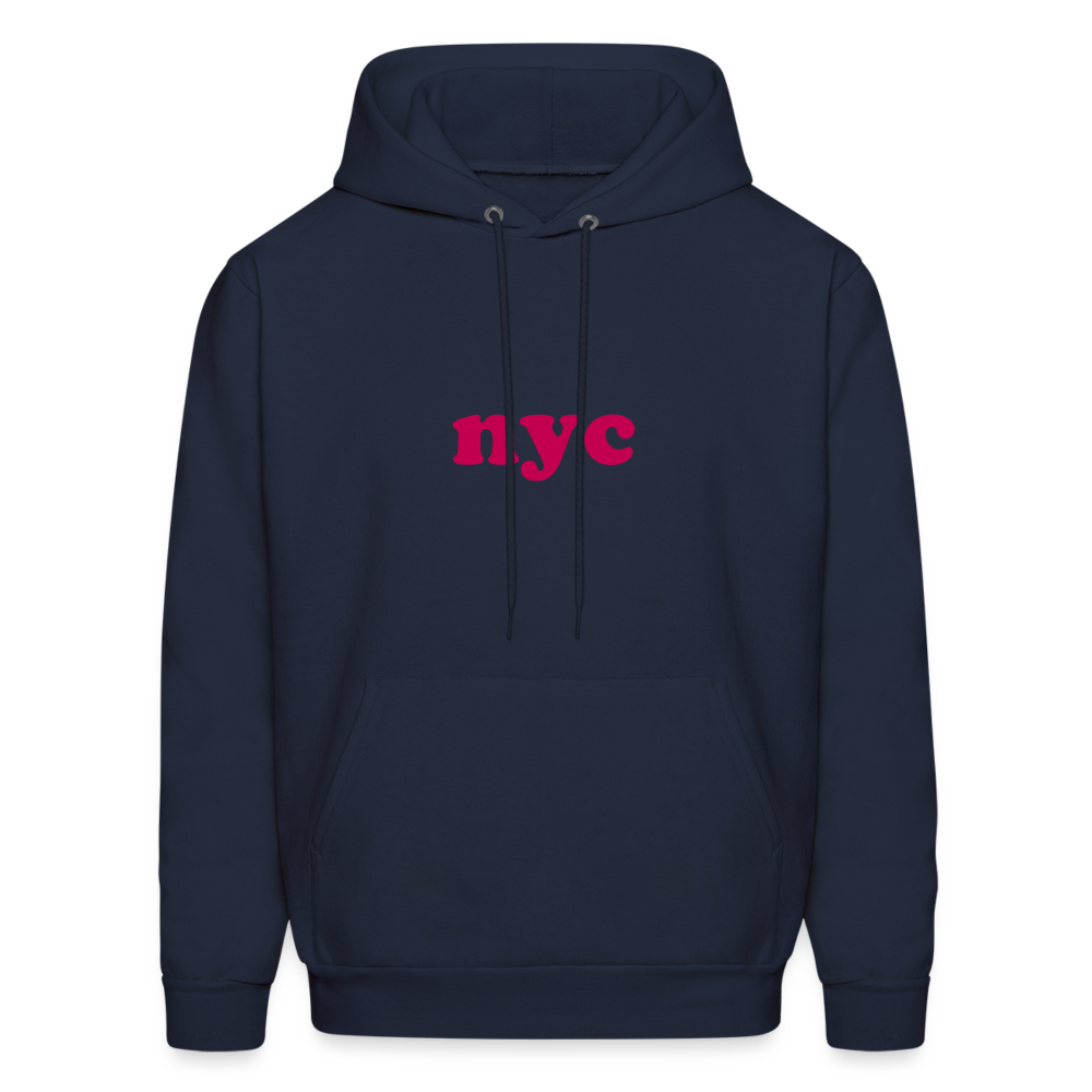 NYC Men's Hoodie - navy