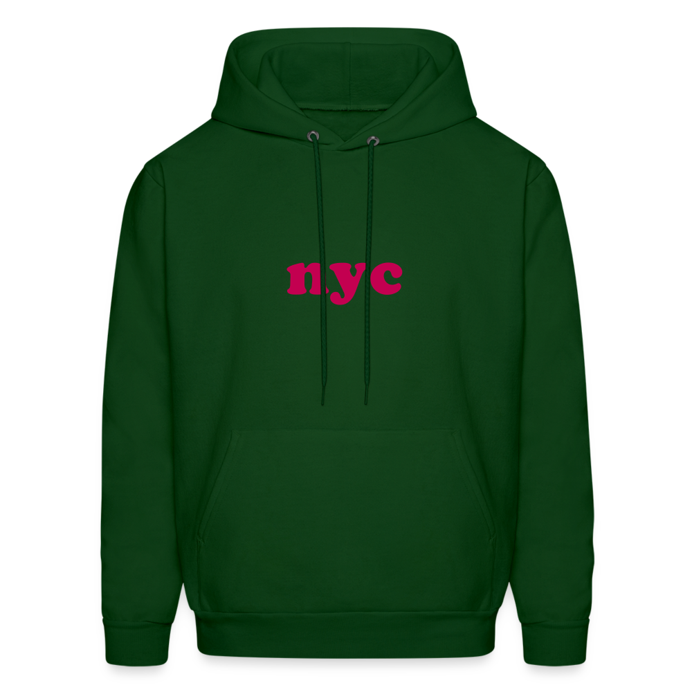 NYC Men's Hoodie - forest green