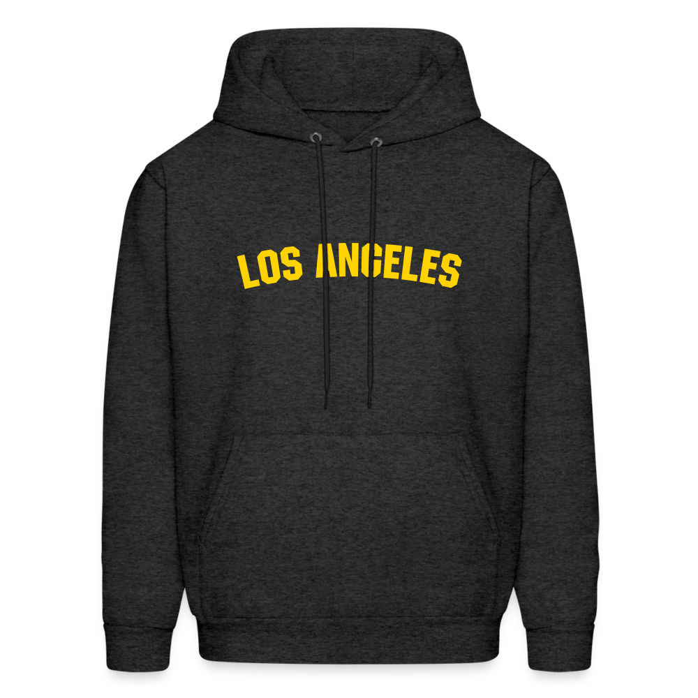 Los Angeles Men's Hoodie - charcoal grey