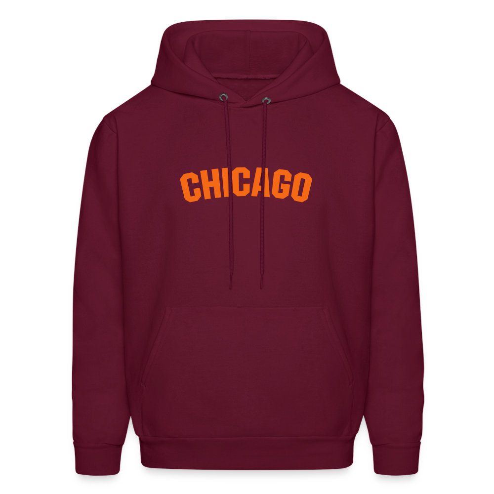 Chicago Men's Hoodie - burgundy