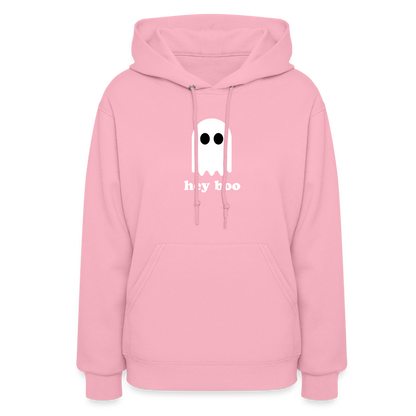 Hey Boo Women's Hoodie - classic pink