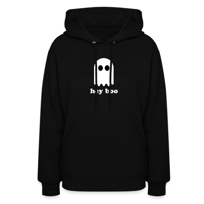Hey Boo Women's Hoodie - black