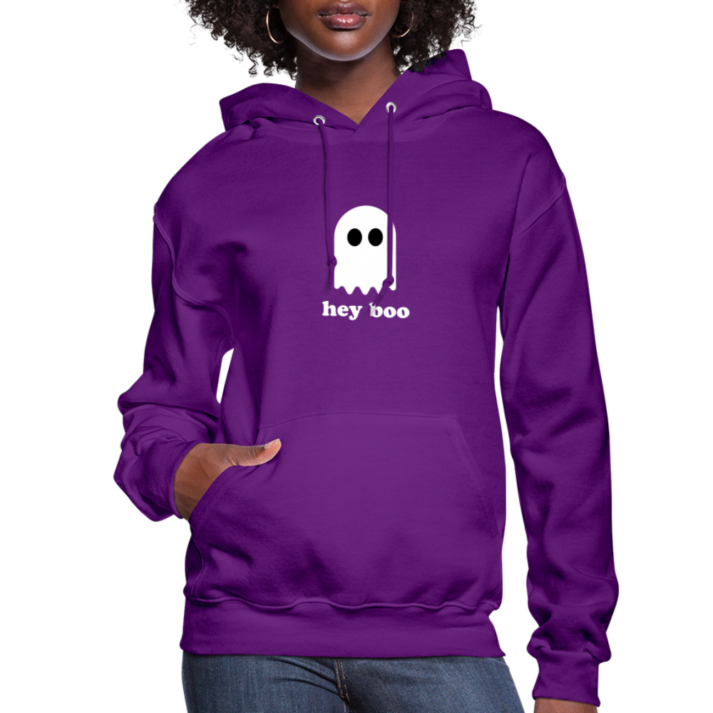 Hey Boo Women's Hoodie - purple