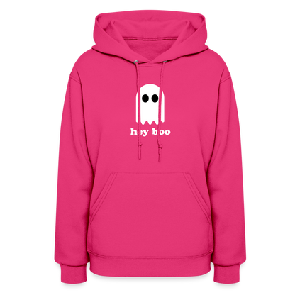 Hey Boo Women's Hoodie - fuchsia