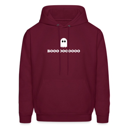 BOOOOOOOO Men's Hoodie - burgundy