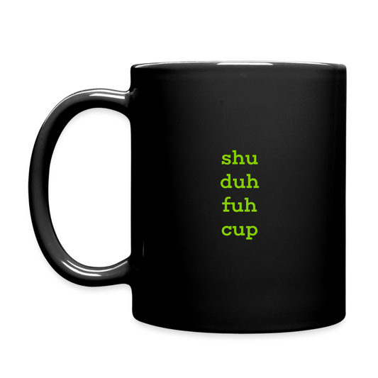 Shu Duh Fun Cup Full Color Mug - black