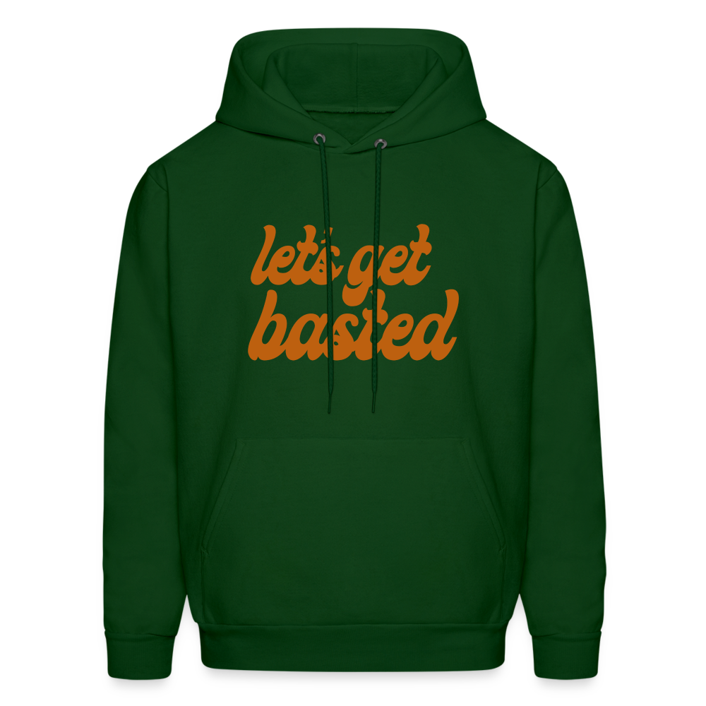 Let's Get Basted Men's Hoodie - forest green