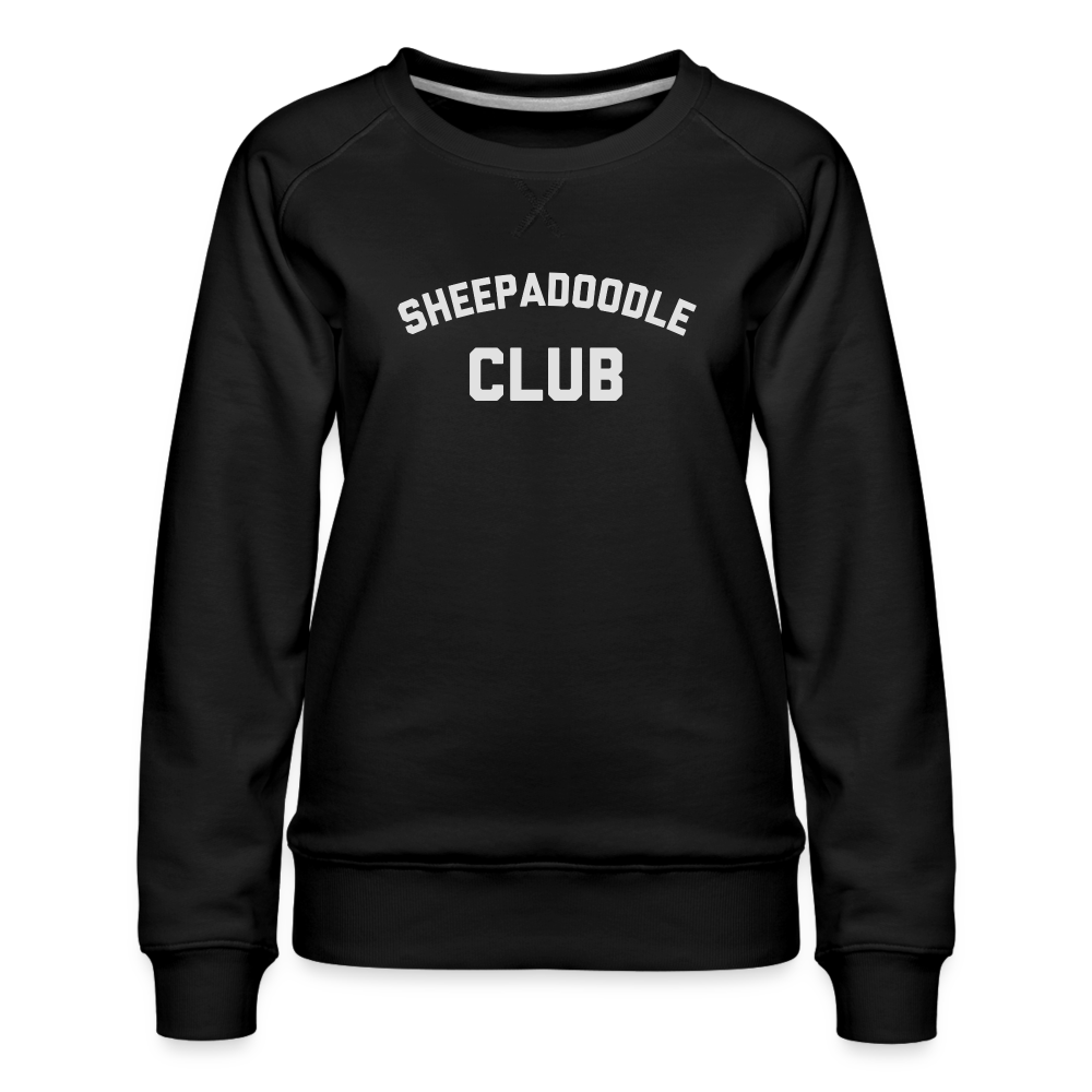 Sheepadoodle Club Women’s Premium Sweatshirt - black