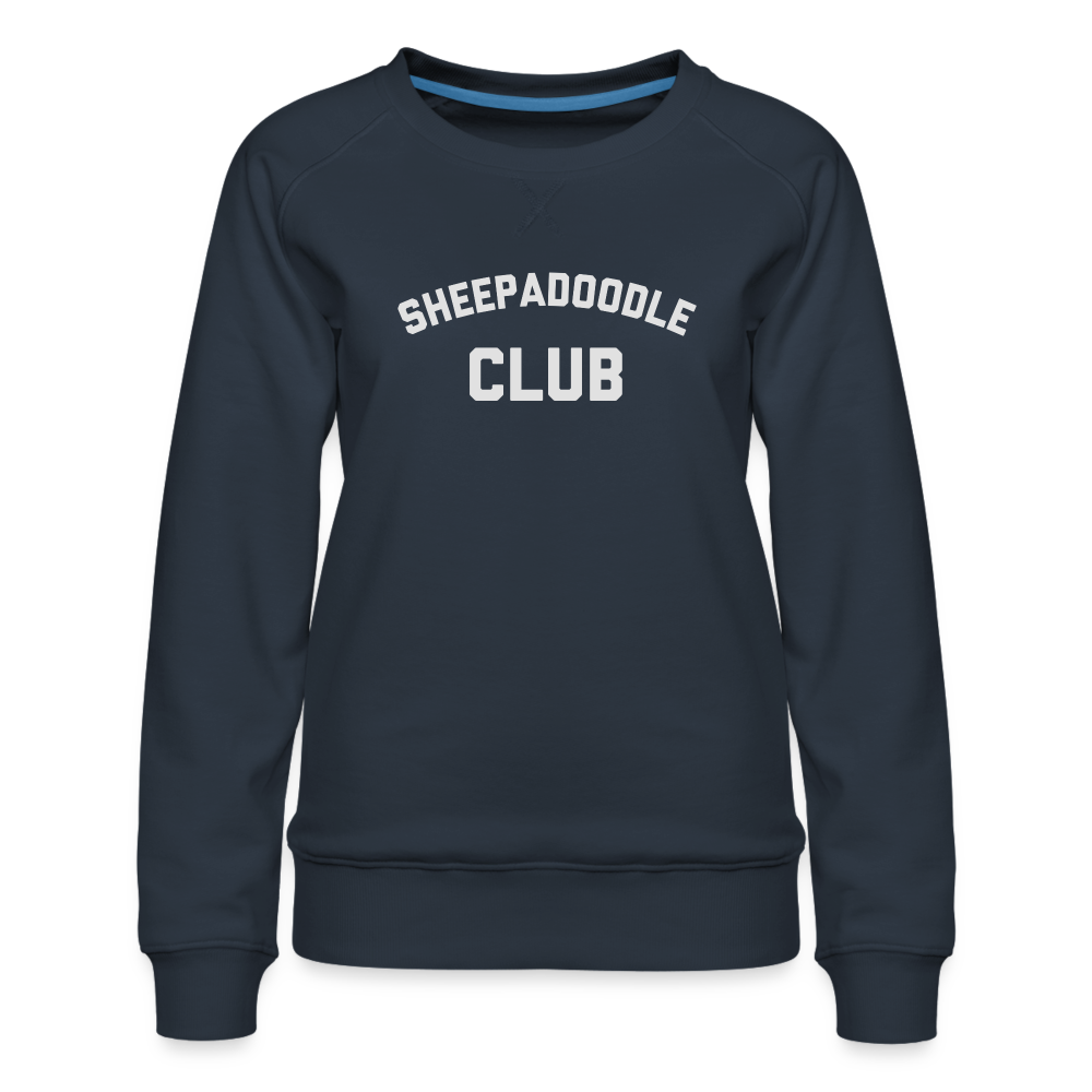 Sheepadoodle Club Women’s Premium Sweatshirt - navy