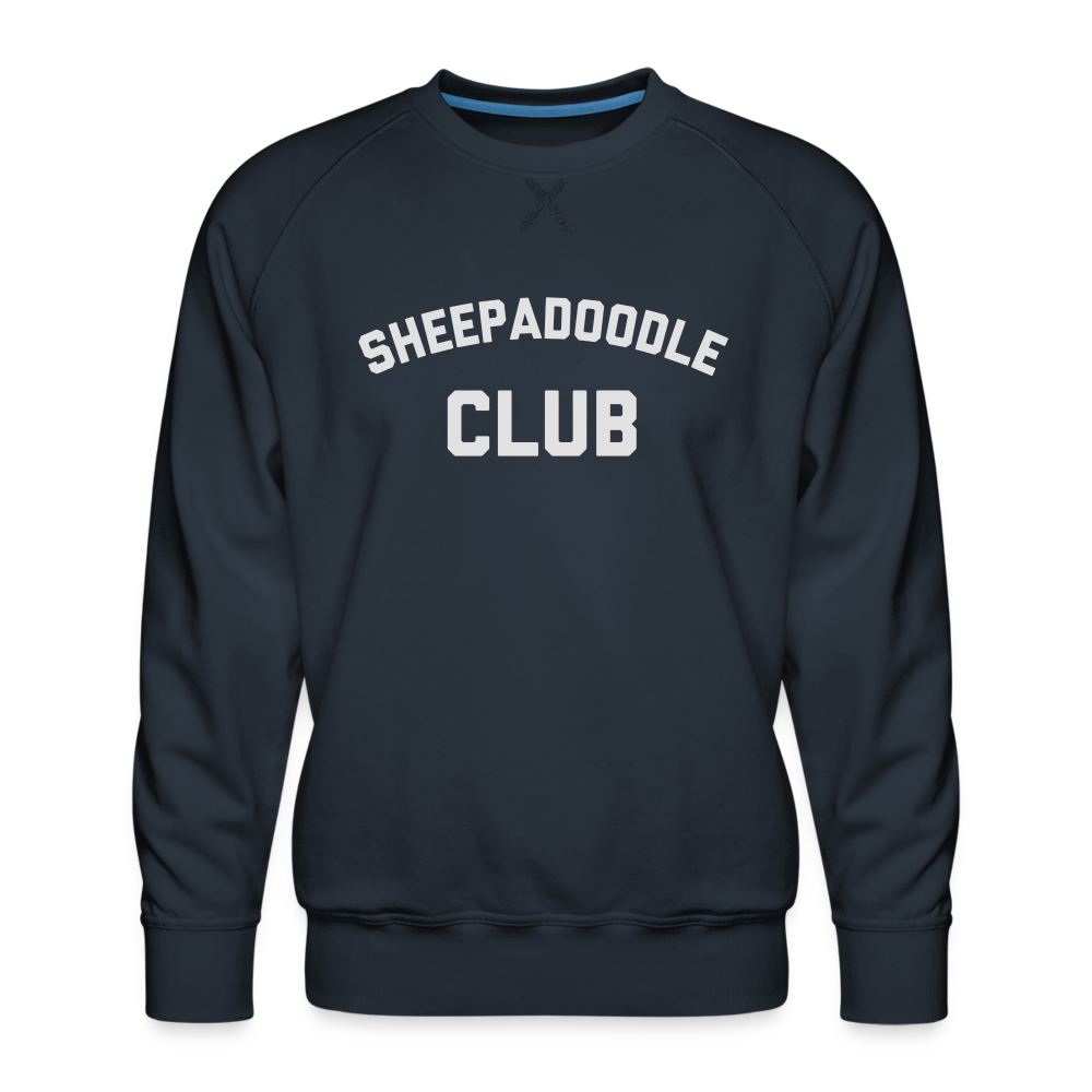 Sheepadoodle Club Men’s Premium Sweatshirt - navy