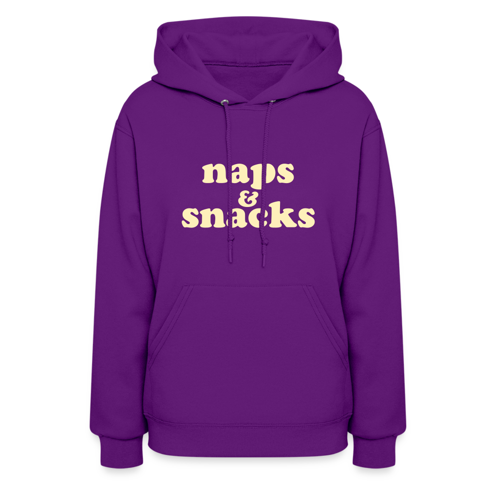 Naps & Snacks Women's Hoodie - purple