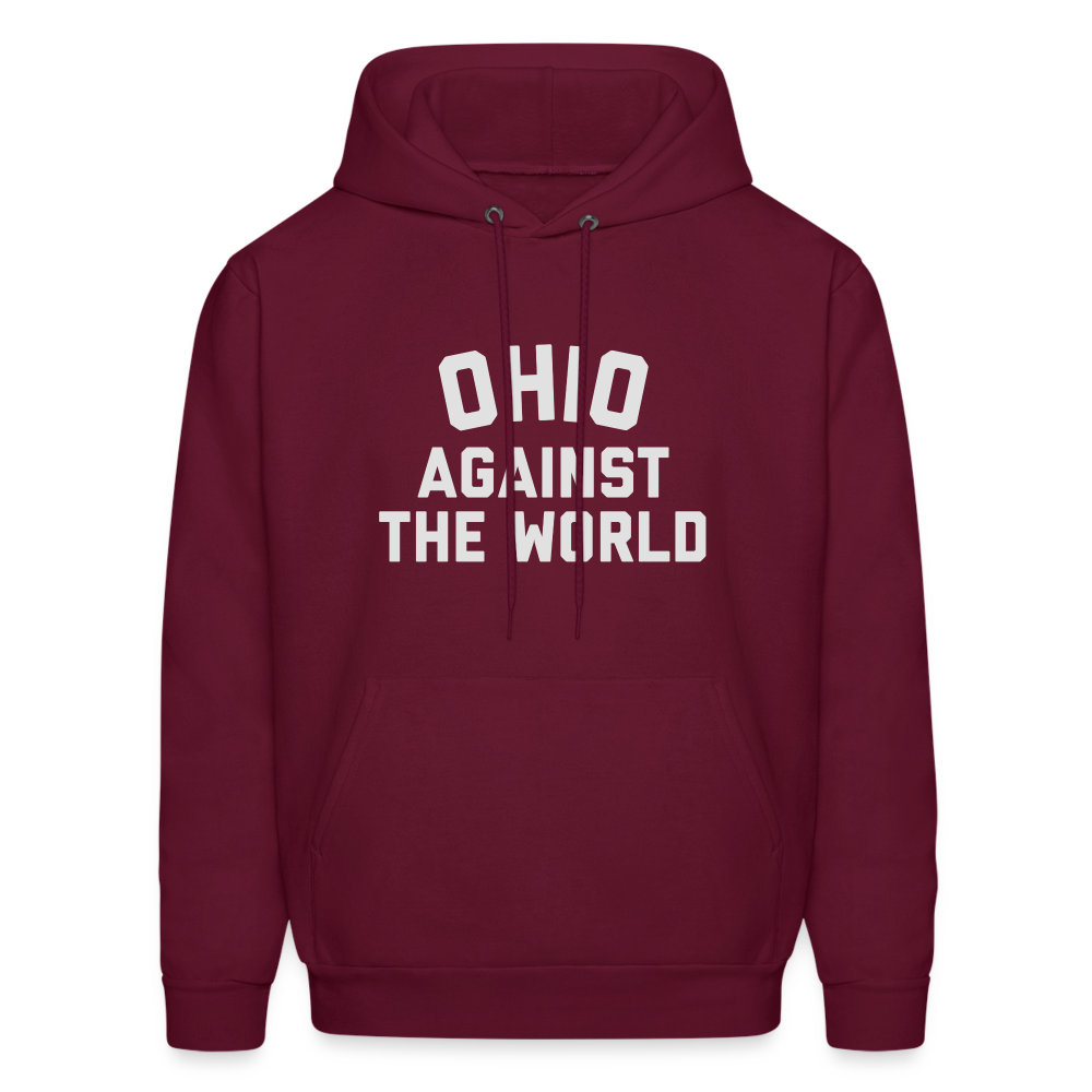 Ohio Against the World Men's Hoodie - burgundy