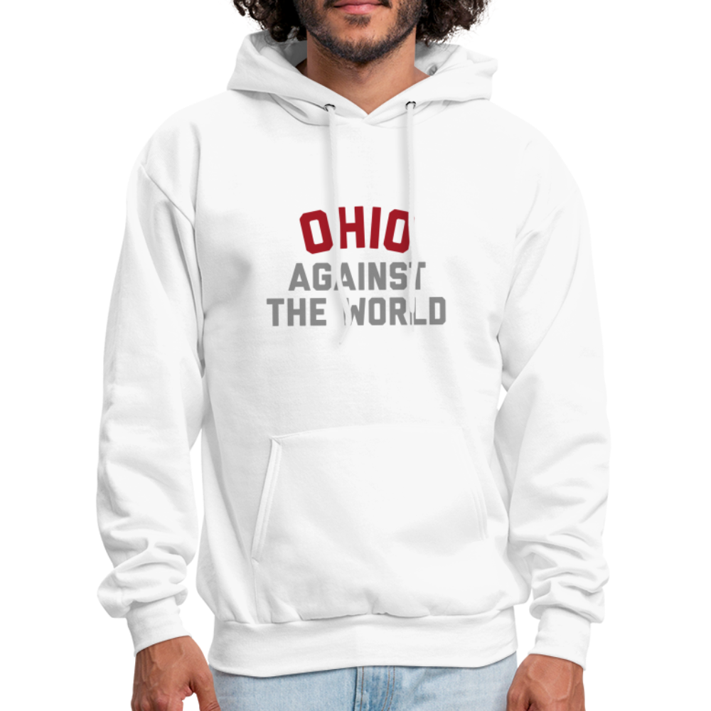 Ohio Against the World Men's Hoodie - white