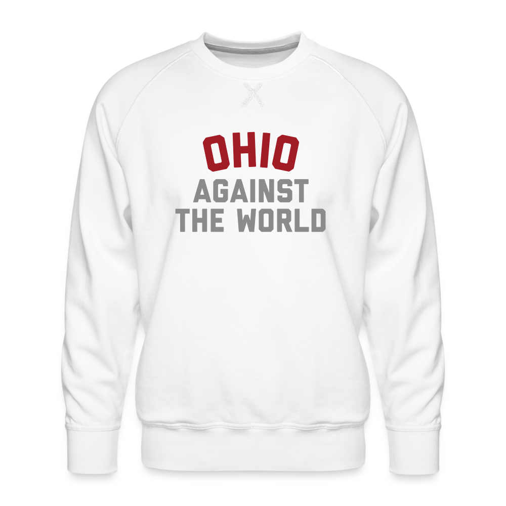 Ohio Against the World Men’s Premium Sweatshirt - white