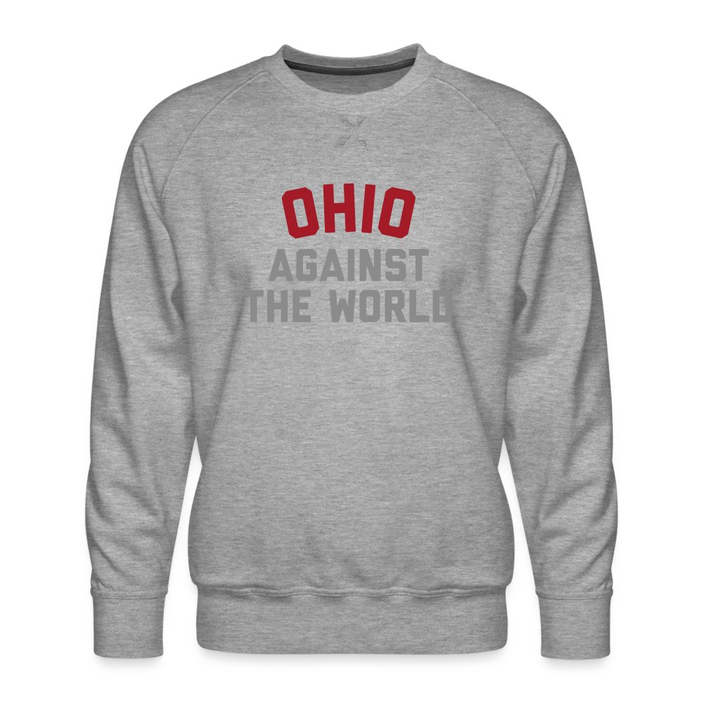 Ohio Against the World Men’s Premium Sweatshirt - heather grey