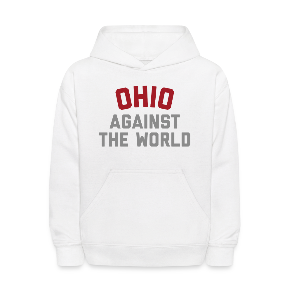 Ohio Against the World Kids' Hoodie - white