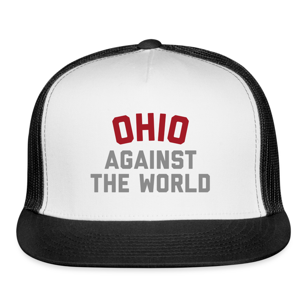 Ohio Against the World Trucker Cap - white/black