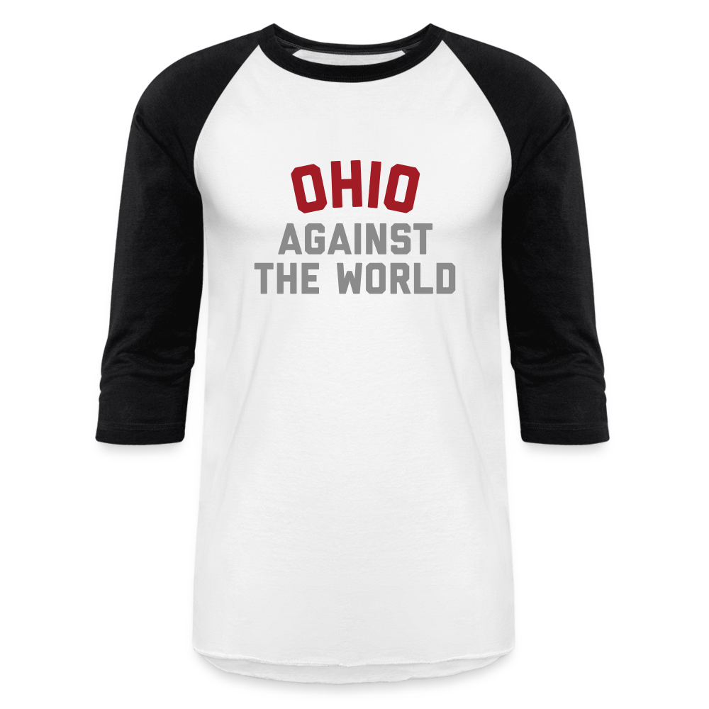 Ohio Against the World Baseball T-Shirt - white/black