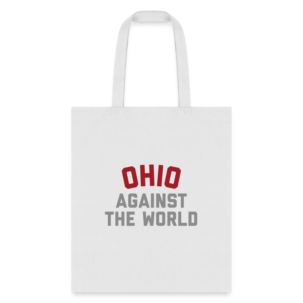 Ohio Against the World Tote Bag - white